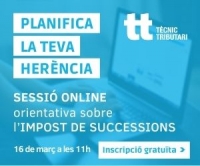 Sessió On-line d'Orientació - PLANIFICA LA TEVA HERÈNCIA